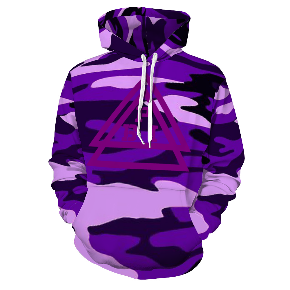 Purple camo hoodie Clearance